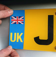 UK Over-labels for Existing GB Registration Plates