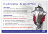 Emergency Thermal Poncho Information Leaflet